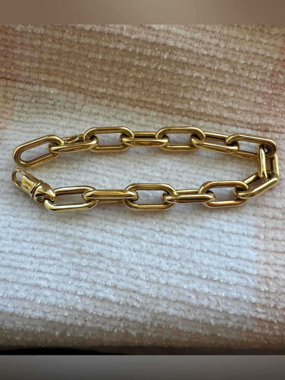 14k Gold Link Chain Bracelet - Women Jewelry